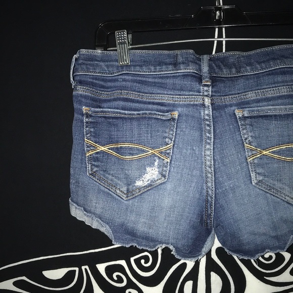 Abercrombie & Fitch distressed short shorts Sz 26 - Picture 7 of 7